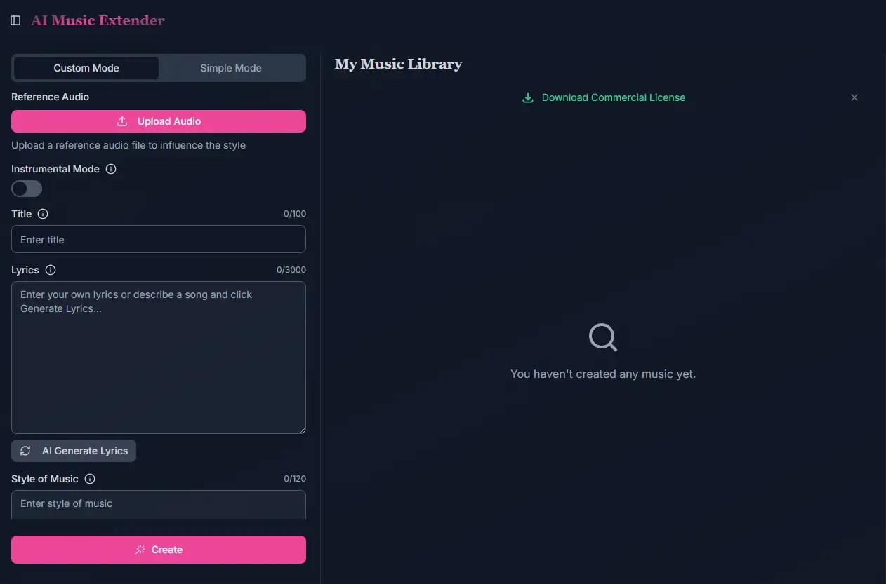 AI Music Extender